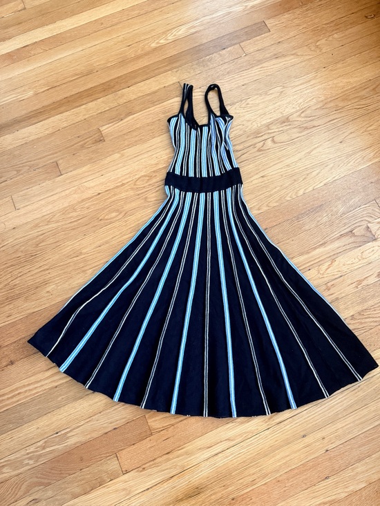 Forever 21 Dresses & Skirts - Forever 21 Striped Knit Sweater Dress | Fit & Flare Twirl Dress | XS